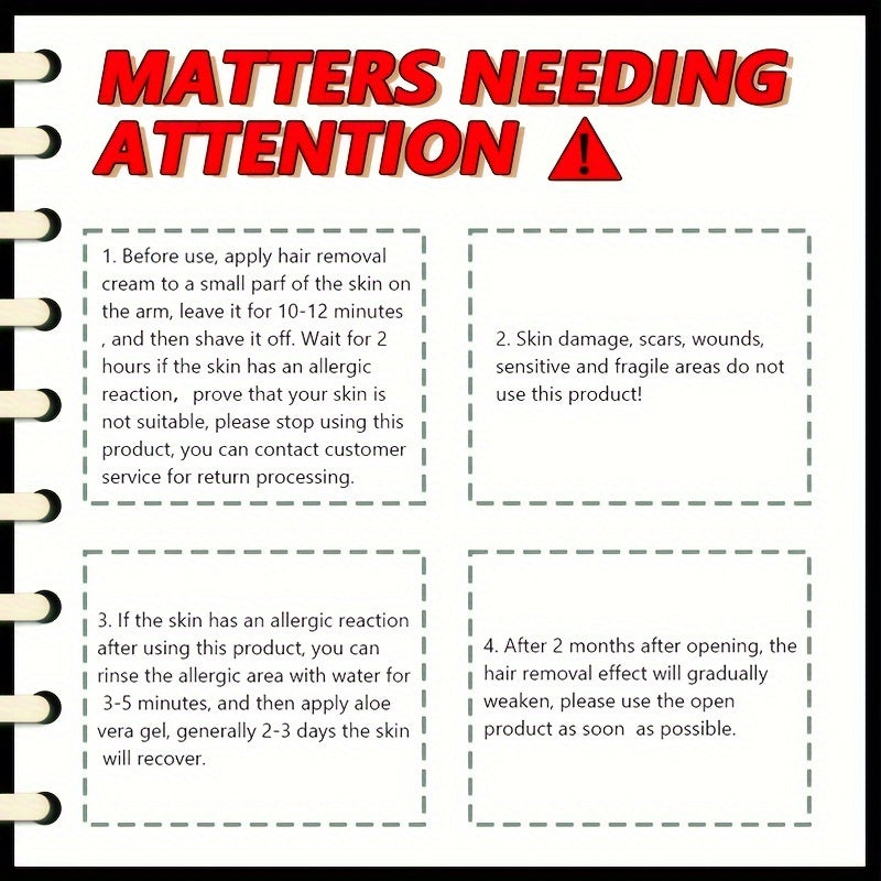 Unisex Hair Removal Cream Peach Scent 100g Gentle Pain-Free Fast-Acting