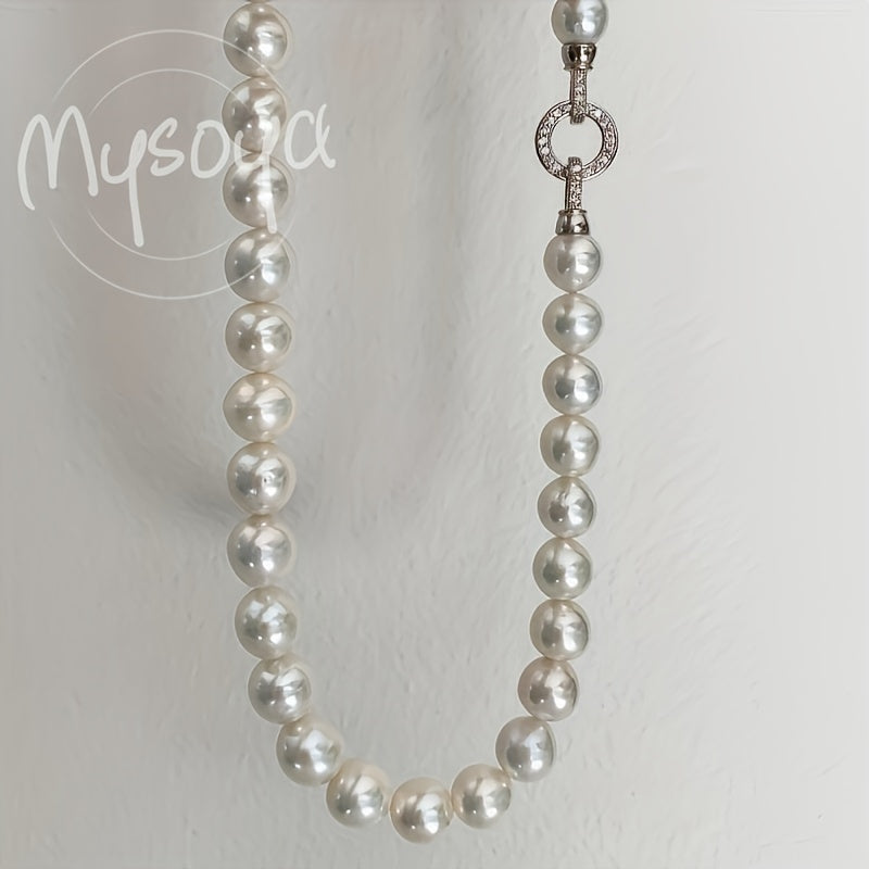 8-9mm Natural Freshwater Pearl Necklace for Women Elegant Jewelry for Weddings and Special Occasions