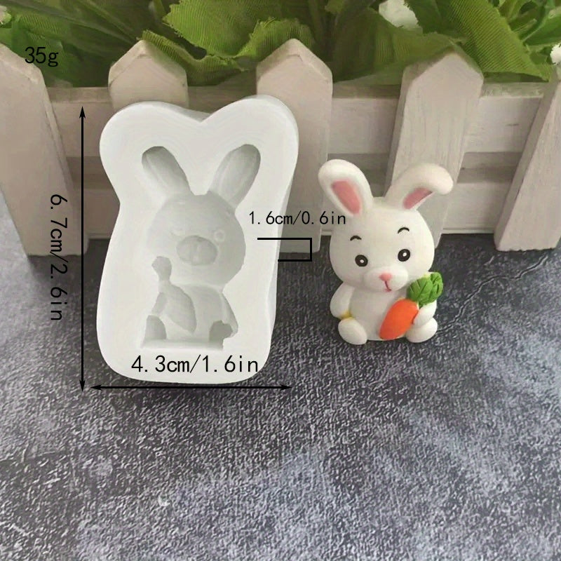 Cartoon Animal Silicone Mold for Baking Cake Decorating Ice Tray Food Grade