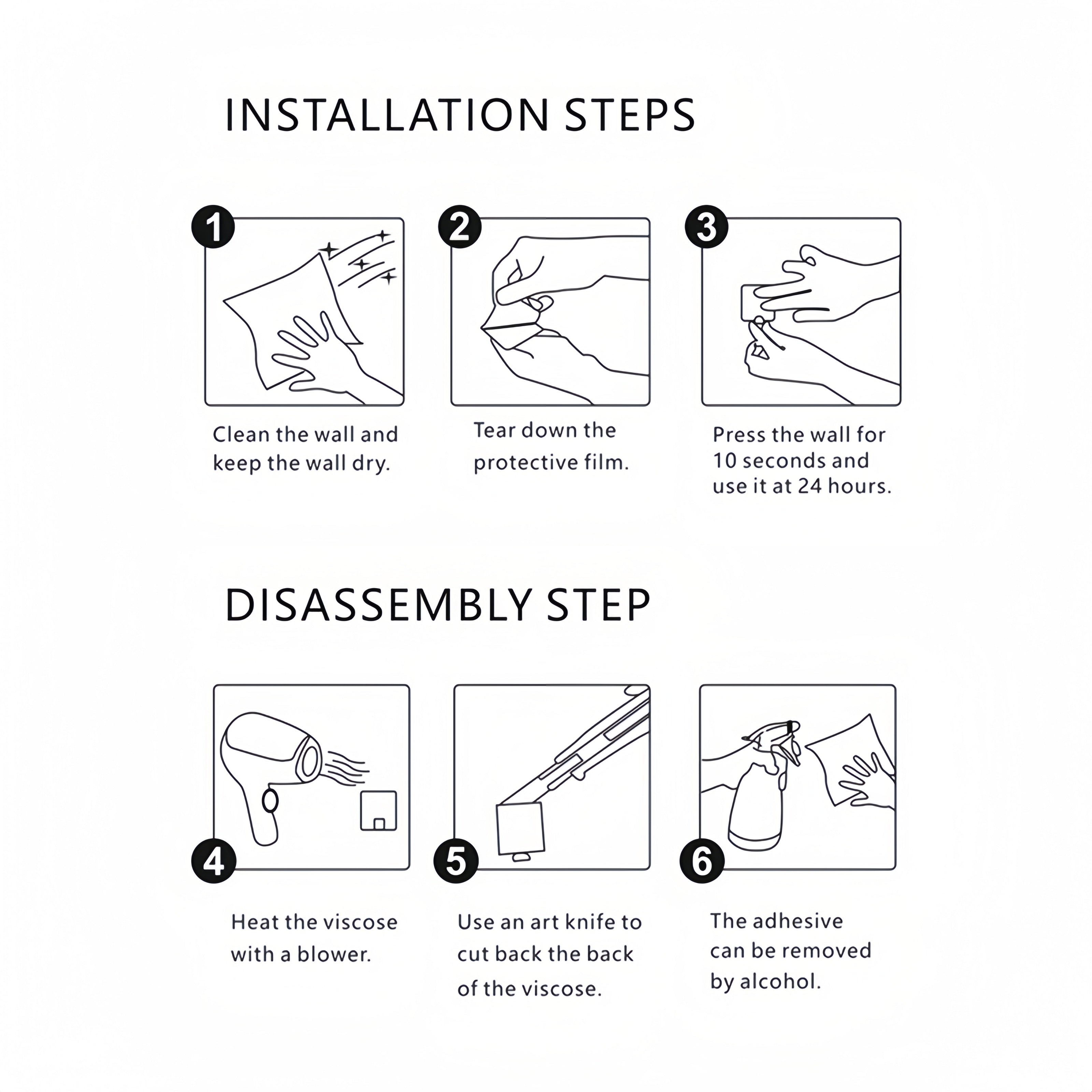 Heavy Duty Stainless Steel Adhesive Hooks for Towels Coats Clothes in Kitchen Bathroom Home