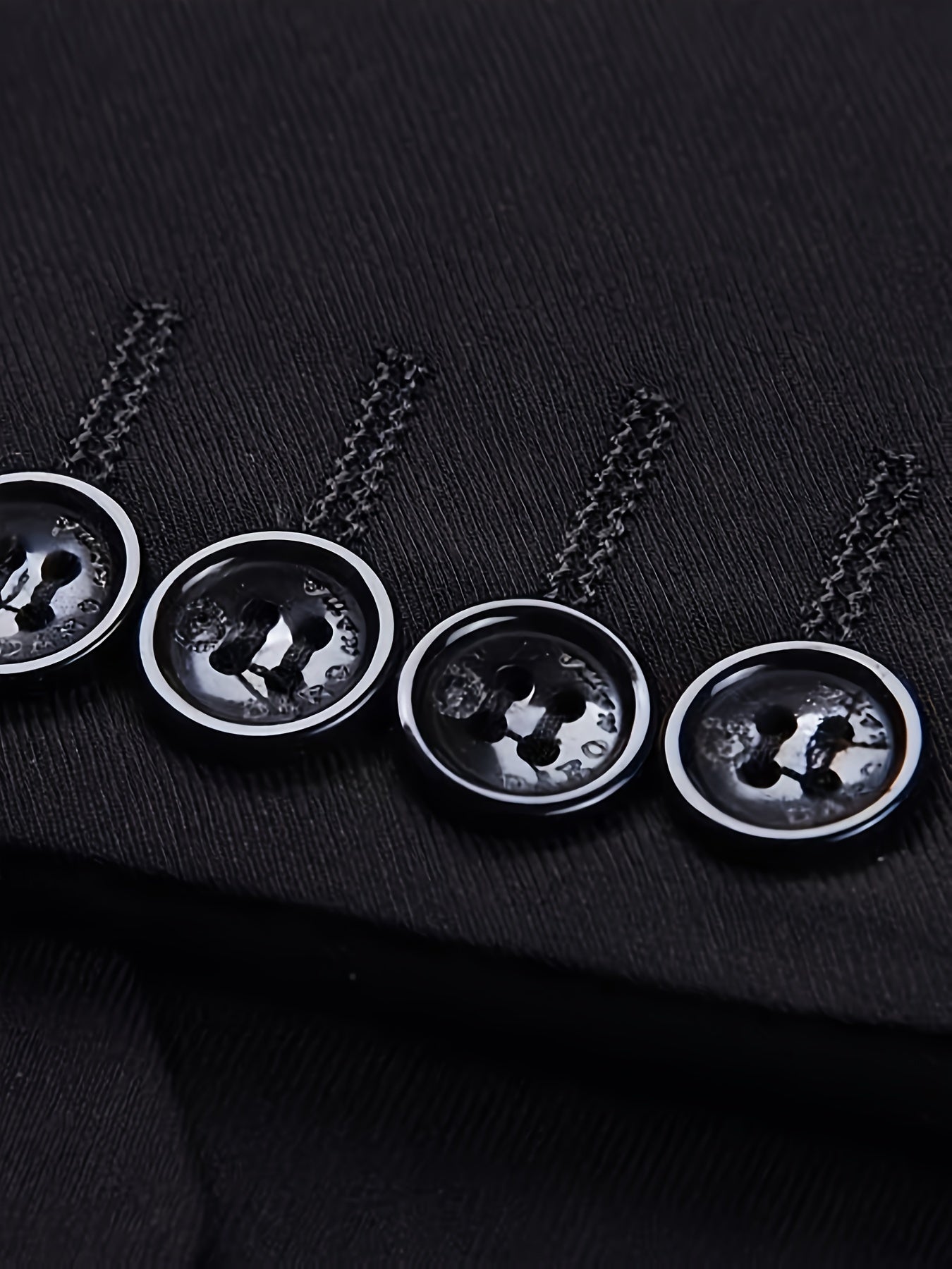 Conjunto de traje de negocios para hombre, poliéster rayón, color sólido, sin elasticidad, primavera, verano, otoño