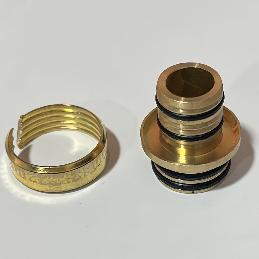 Metal Brass Floor Heating Water Distributor Adapter for Home Renovation DIY