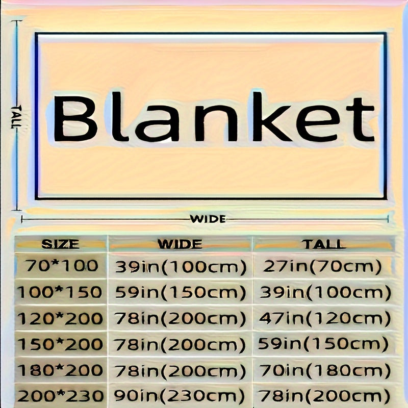 Reversible Sherpa Bed Blanket with Geometric Pattern for Autumn and Winter All-Season Sofa Throw Machine Washable