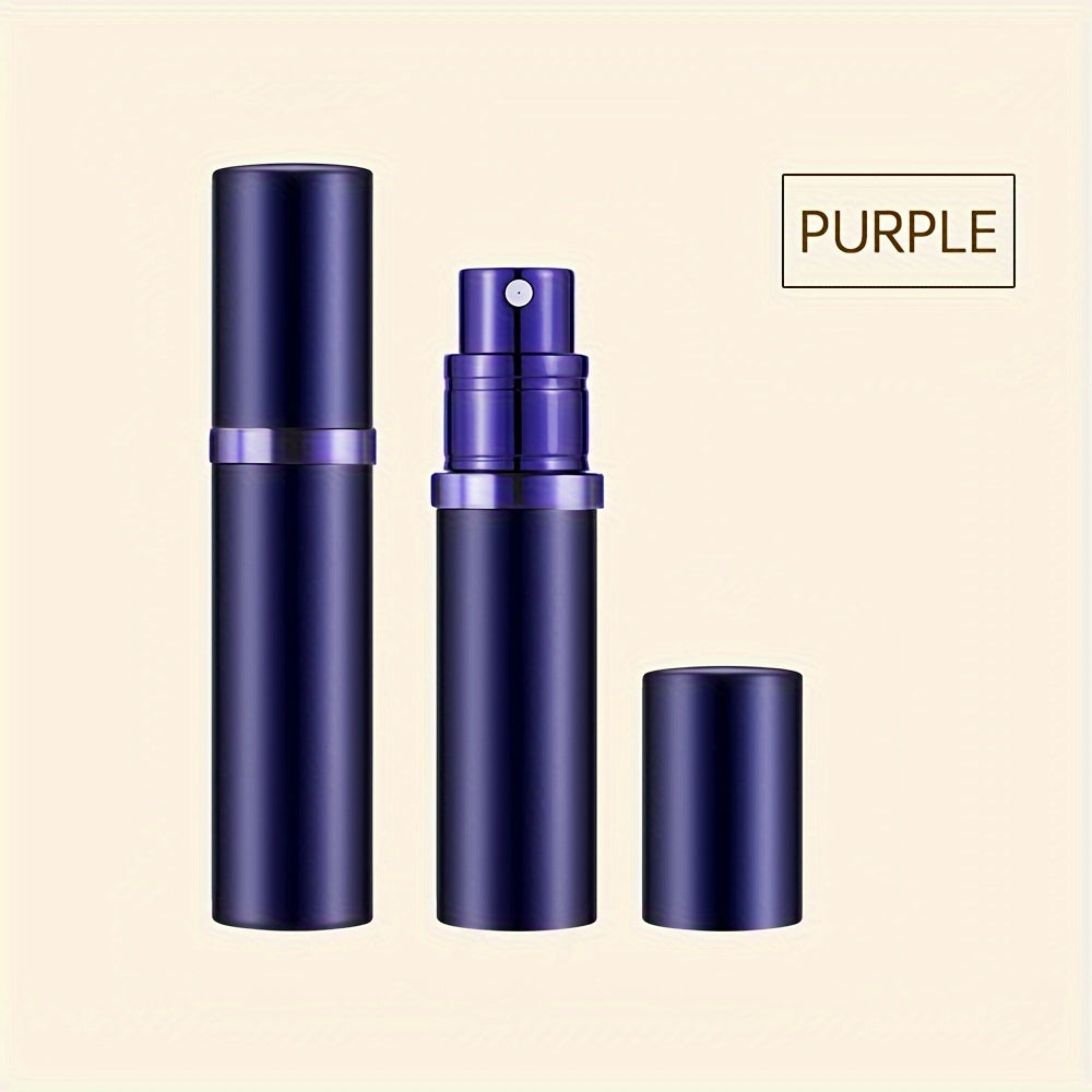 5ml Aluminum Alloy Travel Perfume Bottle with Nano Mist Nozzle and Two Conversion Heads