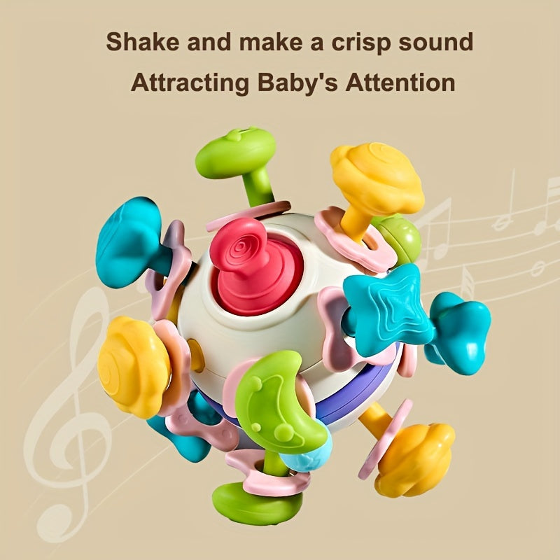 Baby Soft Training Toy for Infants Hand-Grabbing Practice Manhattan Space-Ball Theme