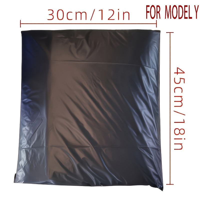 Faux Leather Car Trunk Mat Cargo Liner for SUVs Black and White Geometric