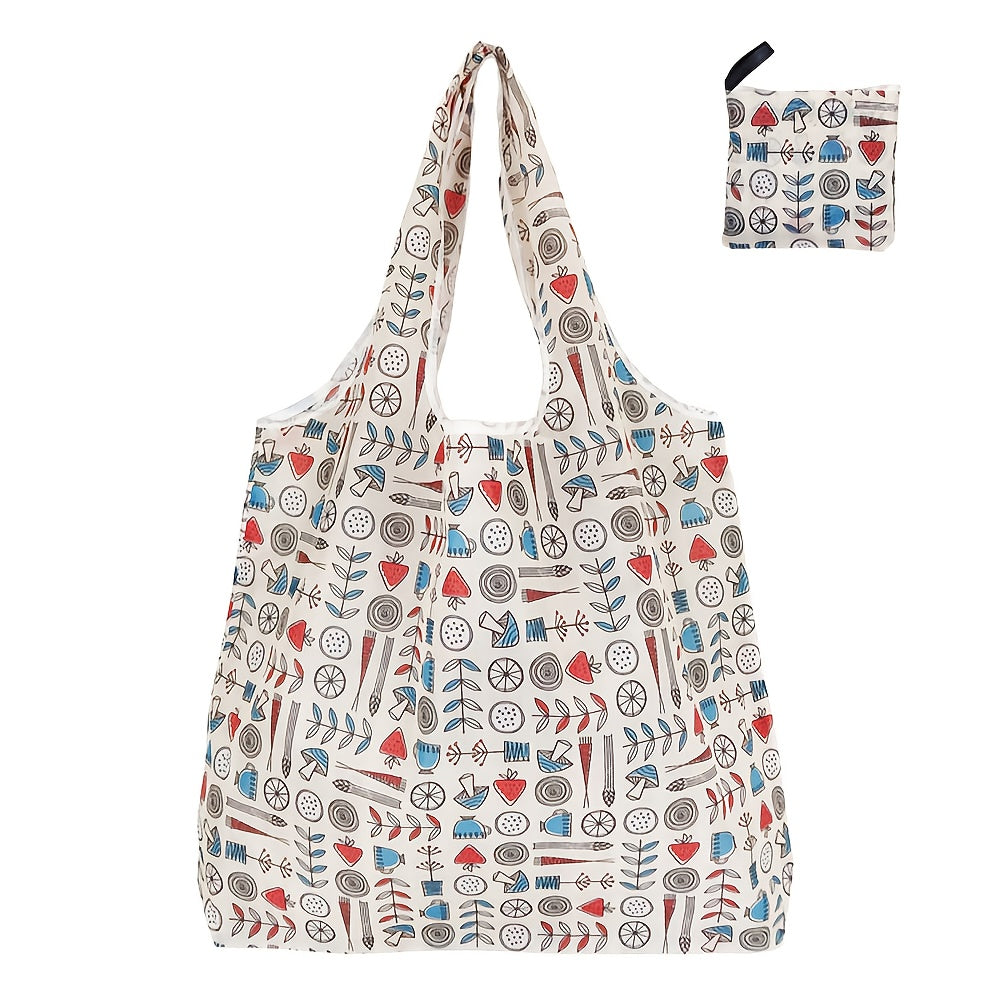 Katta sig'imli to'rtburchakli polyester xarid sumkasi, tutqichlari bilan egiluvchan oziq-ovqat sumkasi, suv o'tkazmaydigan va yuviladigan, sayohat, piknik, lager va ochiq havoda yuklash uchun mukammal.