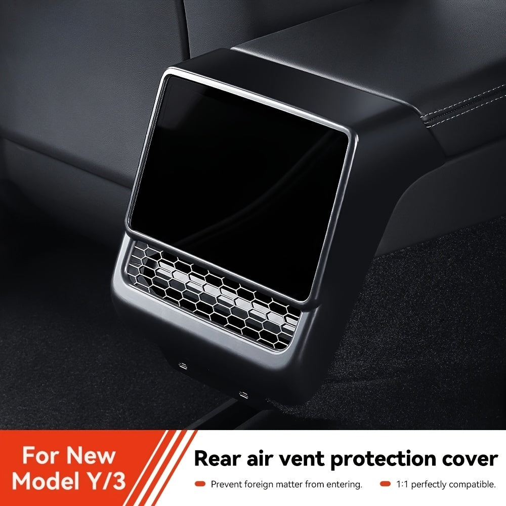 Rear Center Console Air Vent Dust Cover for Tesla Model 3/Y Car Accessories