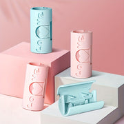 Six Pieces Bed Sheet Clips Non-Slip Duvet Cover Fasteners in Blue Pink Light Blue