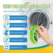 Paños de microfibra reutilizables para trapeador de chenilla, pack de 3 para limpieza de suelos húmedos y secos