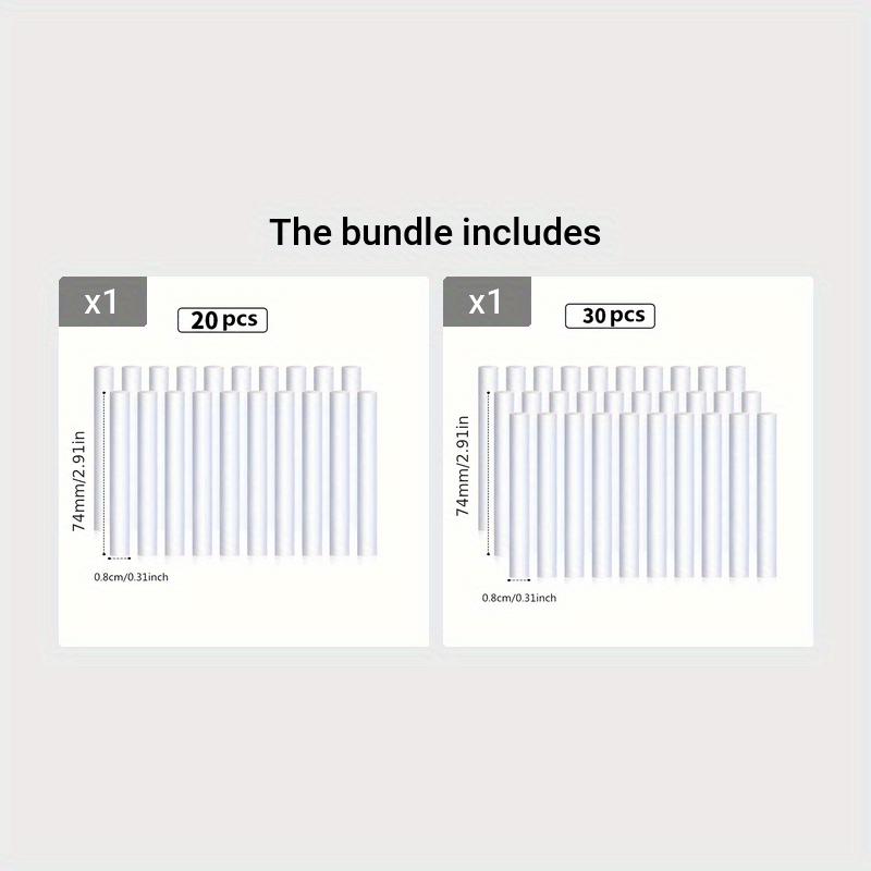 Air Humidifier Filter Replacement Sponge for Home Office Aromatherapy 20/30pcs