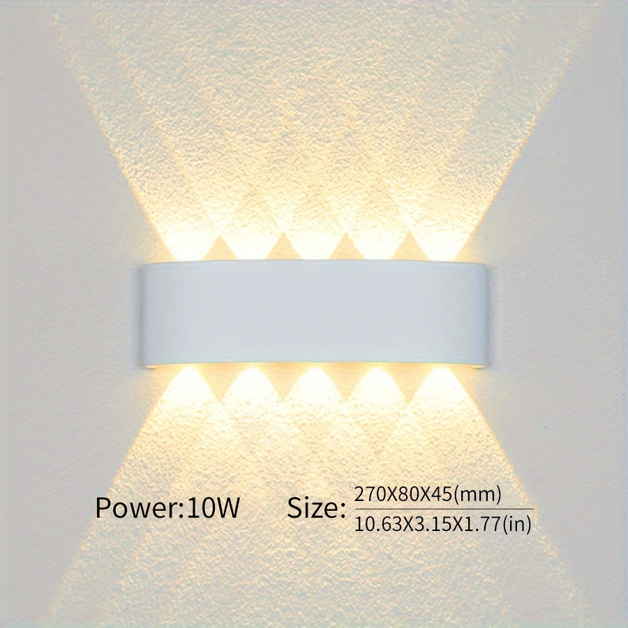 Wall Light with Adjustable Wattage 2W-10W for Indoor and Outdoor Use 85-265V