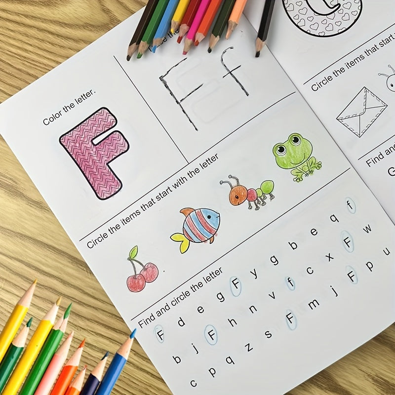 Children's Alphabet Book for Cognitive Development Ages 5+ Educational Learning Material