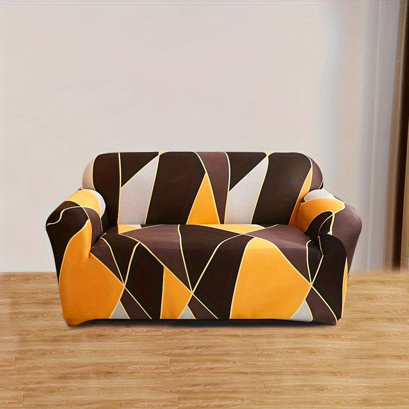 Чехол для дивана Four Seasons с эластичным покрытием для защиты от кошек, идеален для гостиной или офиса.