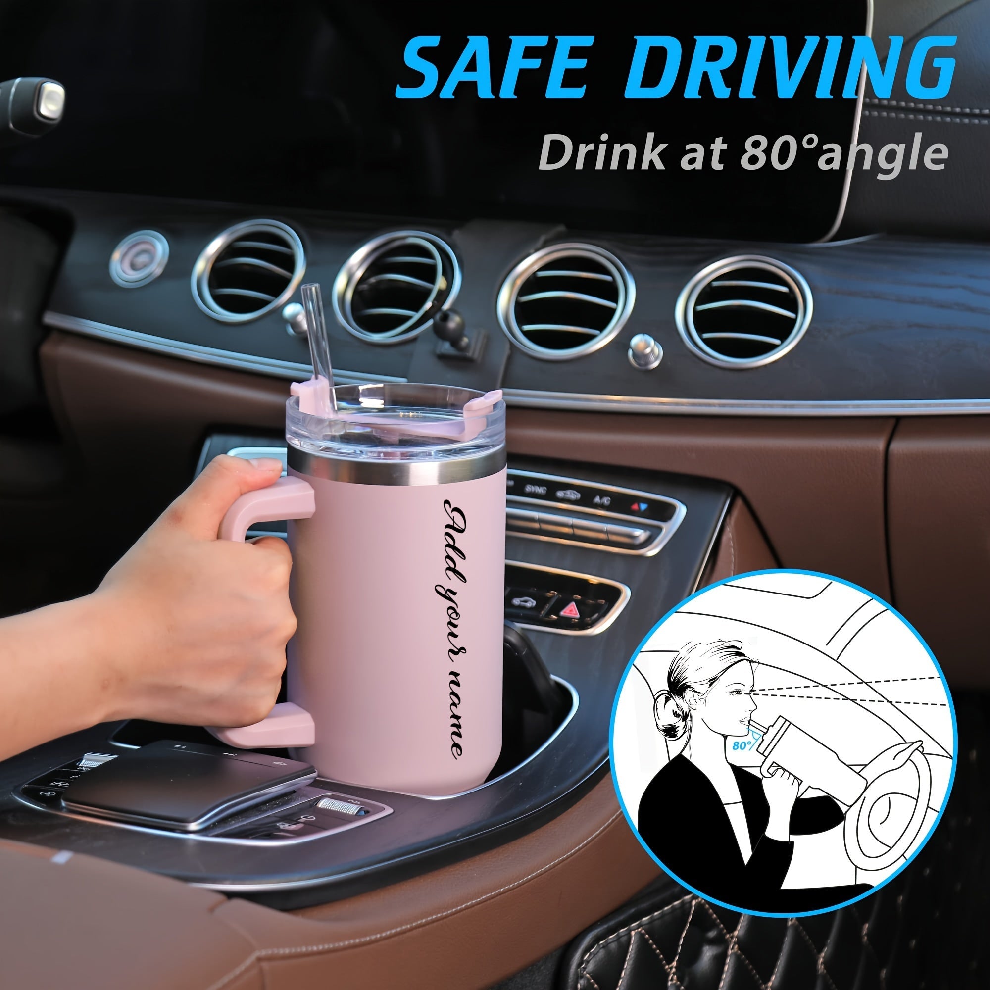 Термос из нержавеющей стали 40oz с ручкой, двойные стенки, вакуумная изоляция, американский флаг