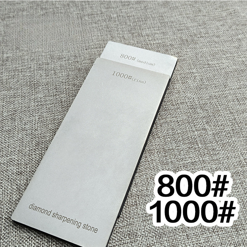 Kitchen Sharpening Stone Set 2-Piece Diamond Whetstone with Base and Knife Sharpener