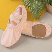 Women's Stretchy Fabric Ballet Pointe Shoes Soft Sole for Dance and Yoga