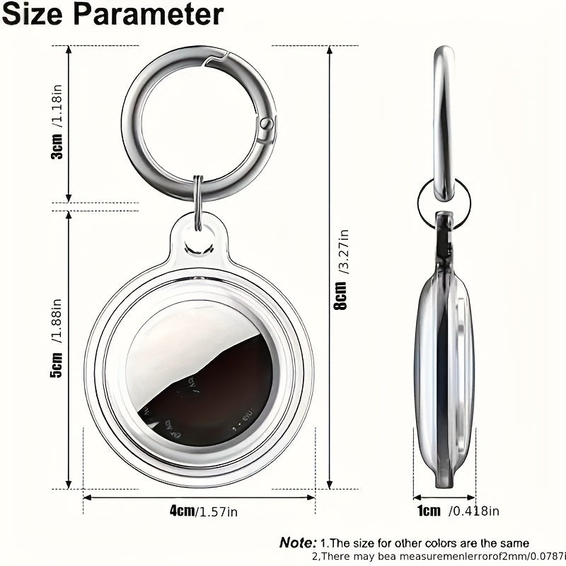 Силиконовый защитный чехол для AirTags, противоугонное кольцо-брелок для отслеживания