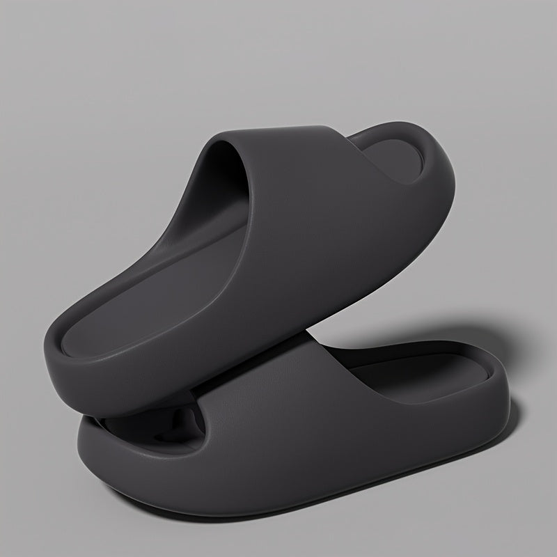 Women's EVA Slides Lightweight Quick-Dry Indoor Outdoor Sandals Black Purple