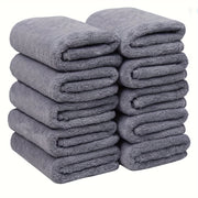 Absorbent Hand Towel Set 5/10pcs for Bathroom Gym Hotel Spa Polyester Durable