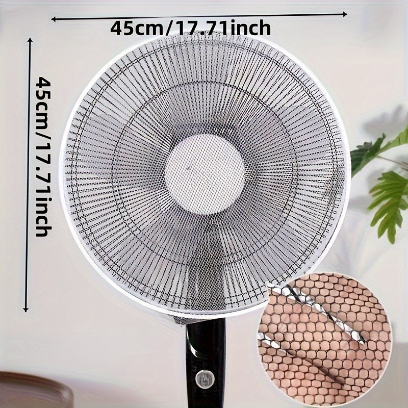 Washable Fan Dust Cover Durable Fabric Safety Net for Home Office Use