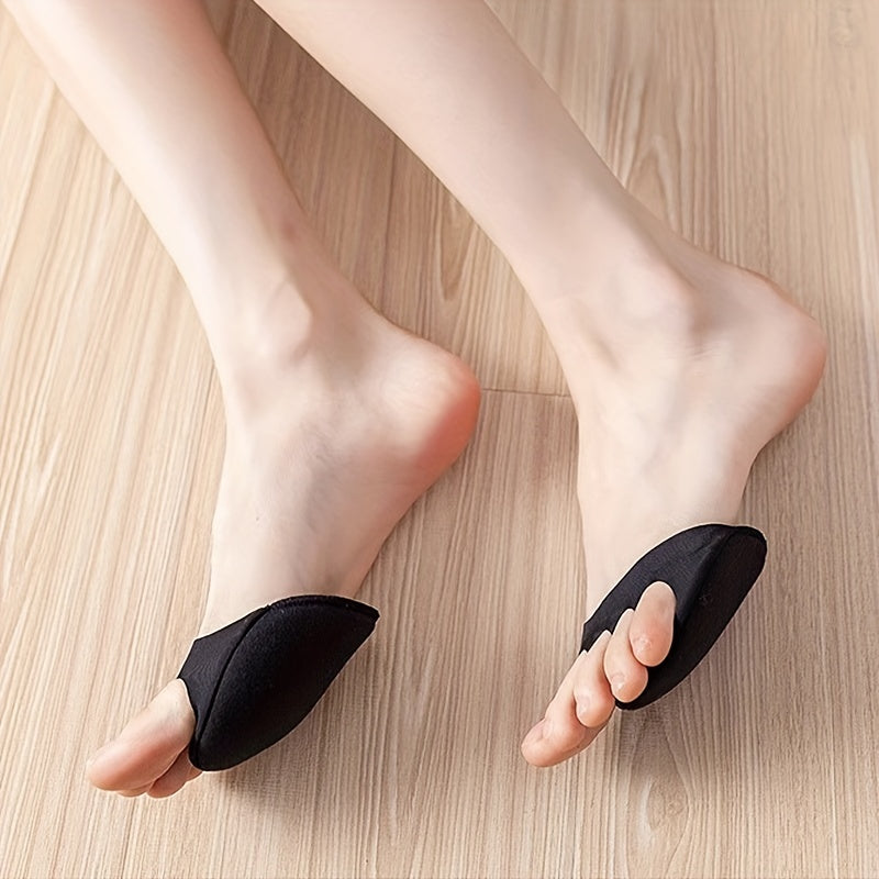 Women's Foam Forefoot Cushions Half-Size Anti-Wear Foot Pads, Comfortable Shoe Inserts