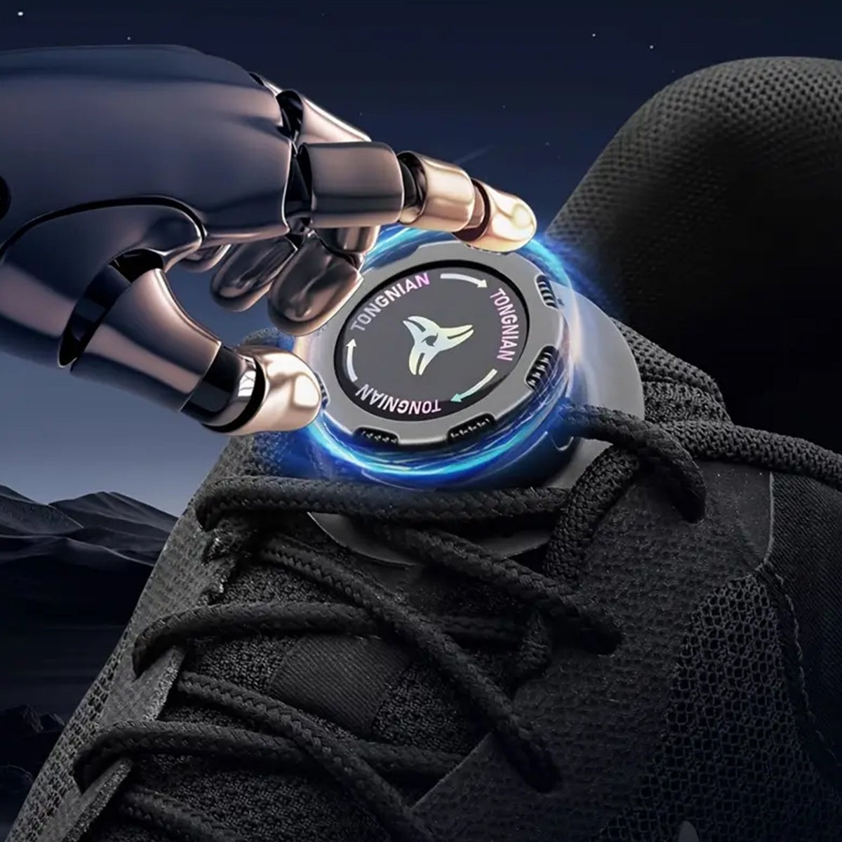 Unisex Shoe Accessories Rotate Fastener for Sports and Outdoor Shoes