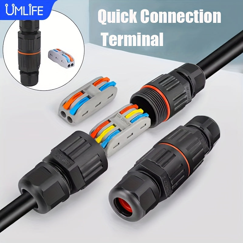 Cable Connector Quick Connection Terminal, 5.08cm, Outdoor LED Light, No Welding