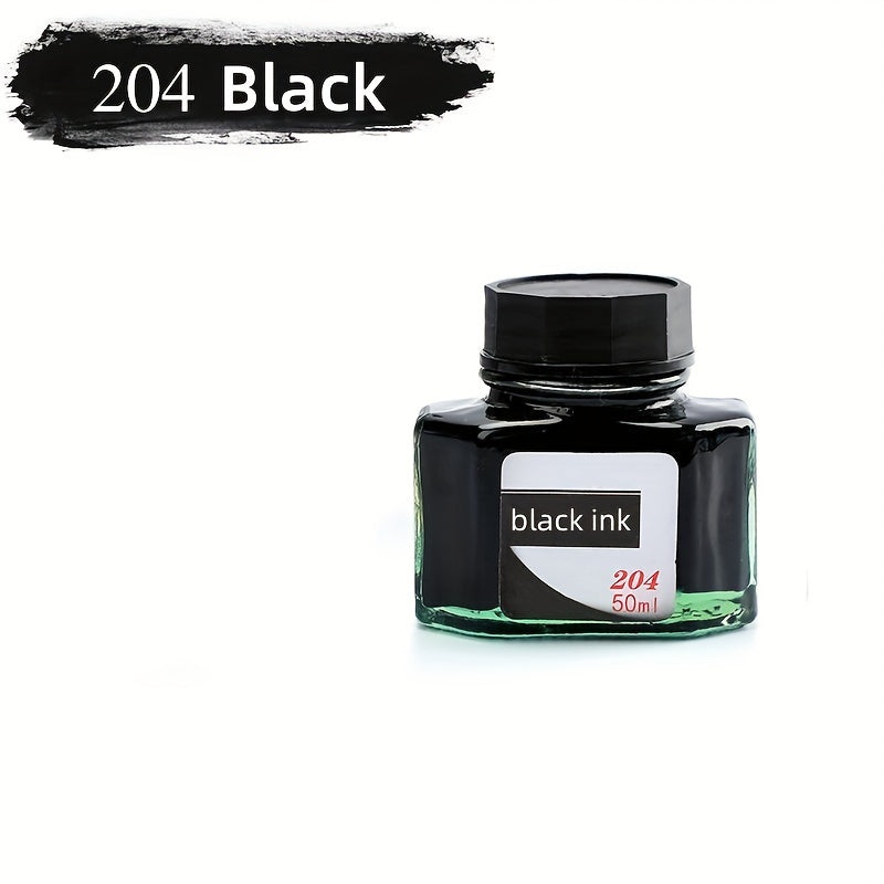 Ballpoint Pen Ink Bottle for Smooth Writing in Black Blue Red for Students Office