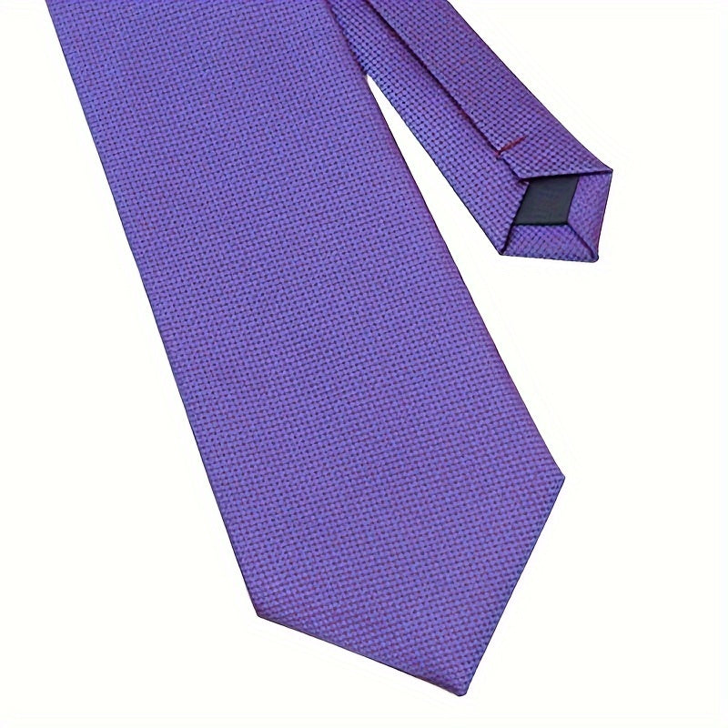 Erkaklar uchun bir rangli rasmiy biznes galstuklar, kuyovlar va bayramlar uchun