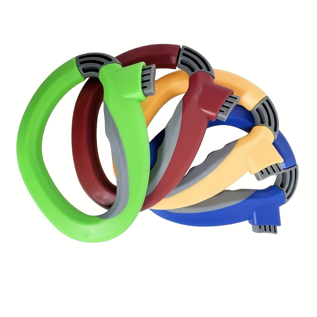 One-Handed Self-Locking Grocery Bag Holder with Adjustable Grip and Ergonomic Design