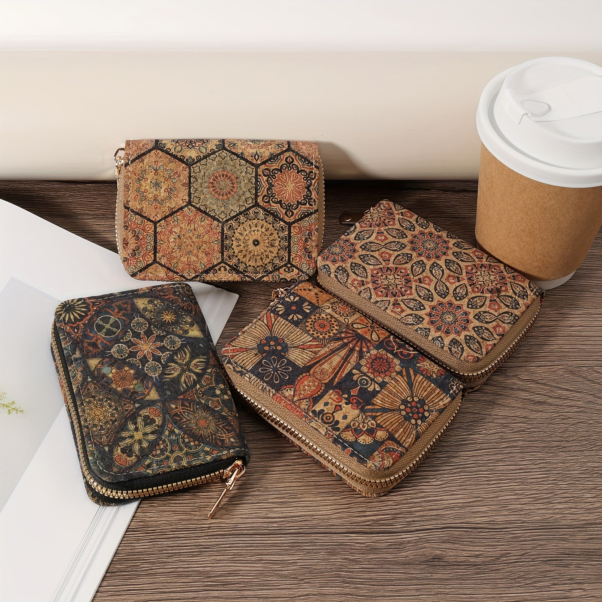 Ayollar uchun minimalistik qisqa hamyon, zipli, tasodifiy clutch tangalar sumkasi, zamonaviy nylon qopqoq.