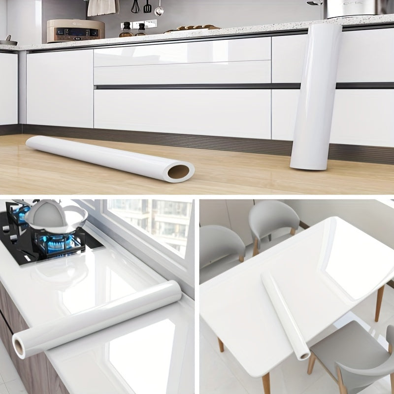 Waterproof Self-Adhesive Wallpaper Roll for Cabinets and Walls, Easy to Remove