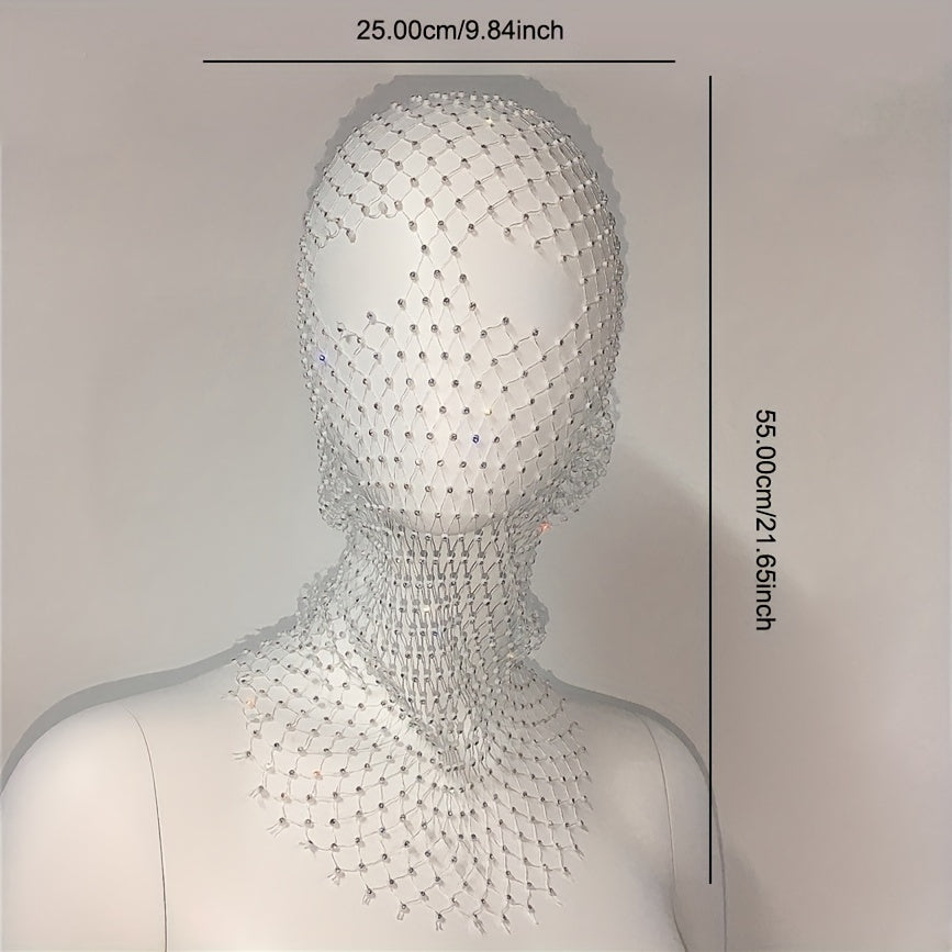 Crystal Mesh Headwear for Women Nightclub Body Jewelry Accessories