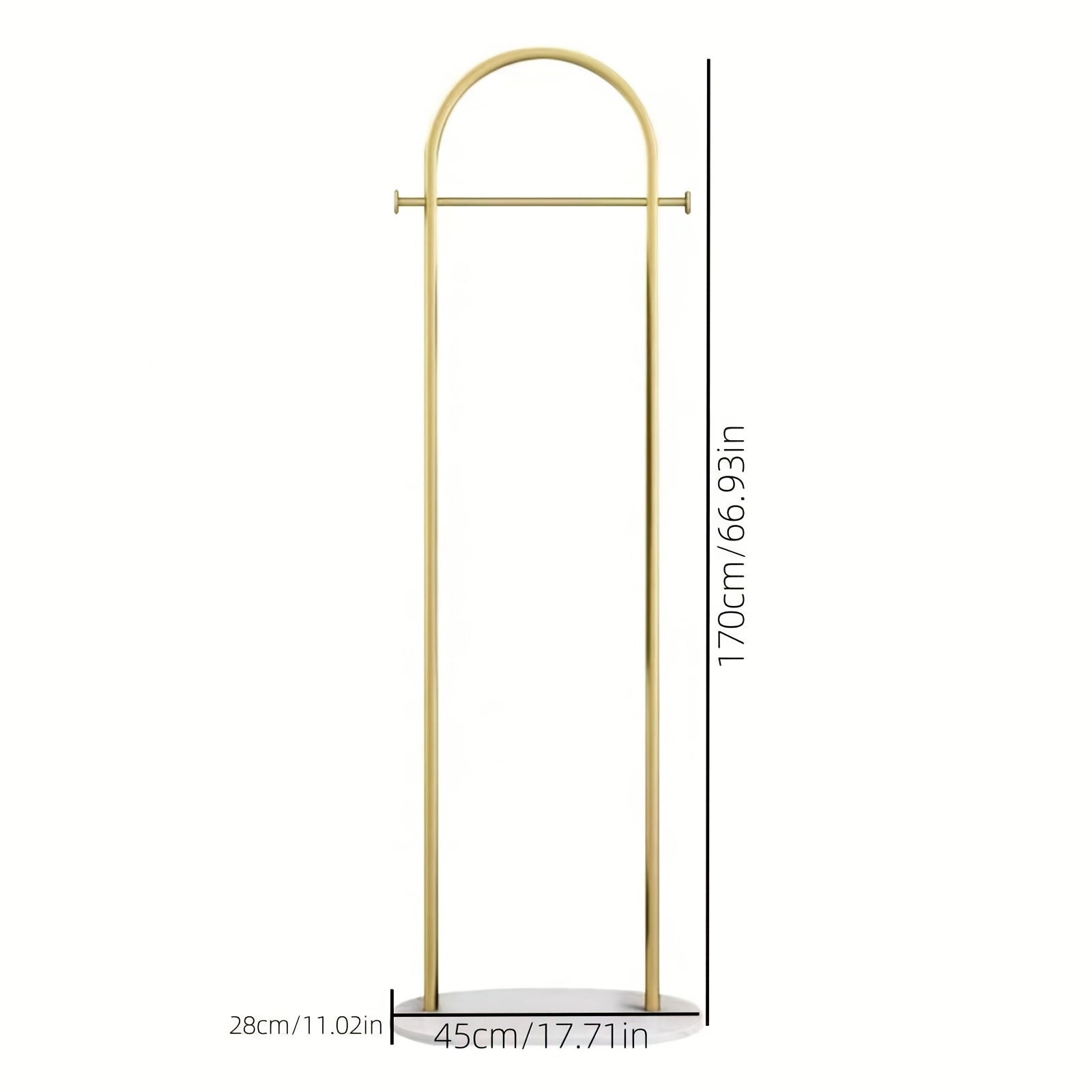 Perchero de hogar de mármol, de pie, para ropa, organizador de almacenamiento