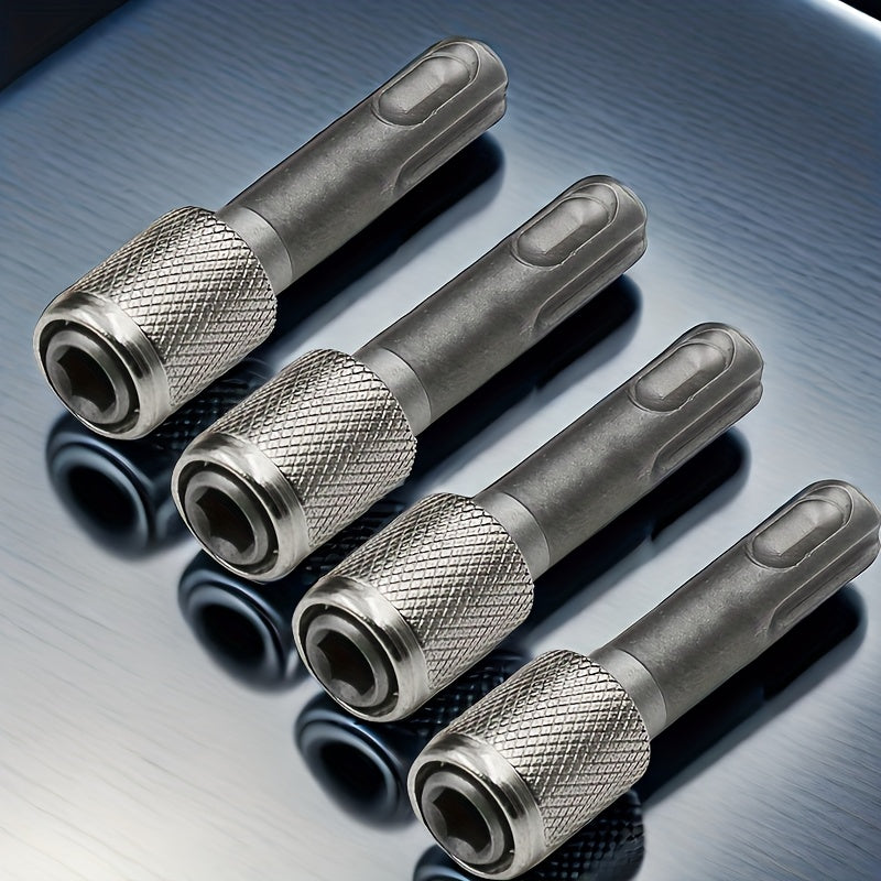 Universal Metal SDS Socket Adapter 1/4 Inch Hex Shank Drill Bit Converter