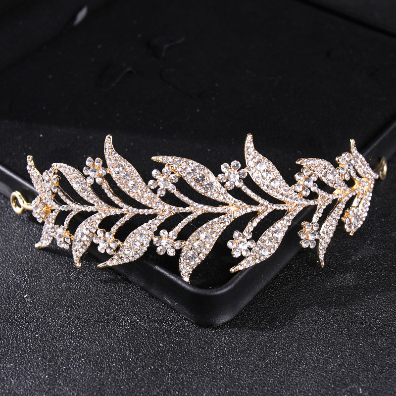 Crystal Tiara and Crown Set for Brides and Prom Rhinestone Hair Accessory