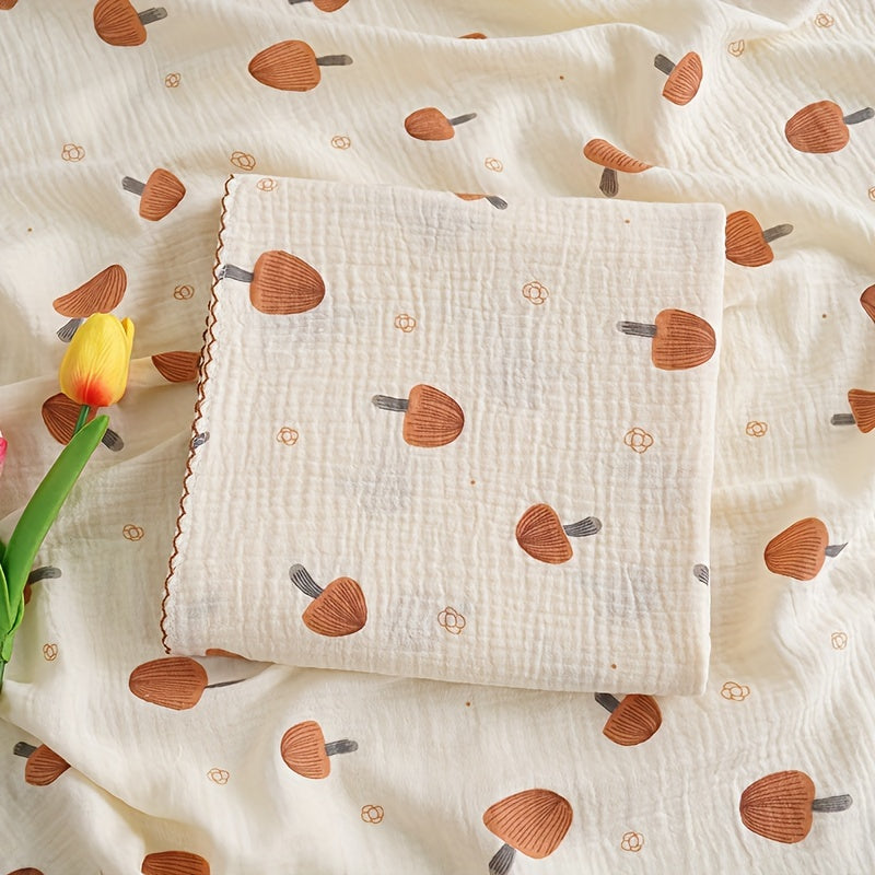 Bolalar uchun mo'ljallangan yumshoq ikki qatlamli gazli o'ralgan ko'ylak - Kichkintoylarga qulaylik va g'amxo'rlik taqdim etish uchun ideal, qo'l bilan yuvish tavsiya etiladi.