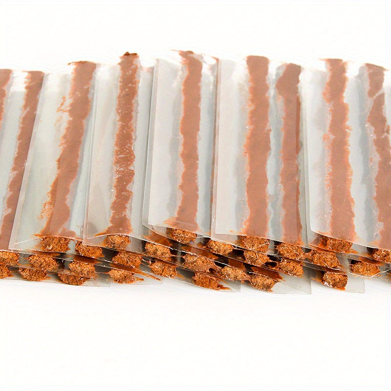 Universal Car Tire Repair Kit with Rubber Strips for Motorcycles and Cars