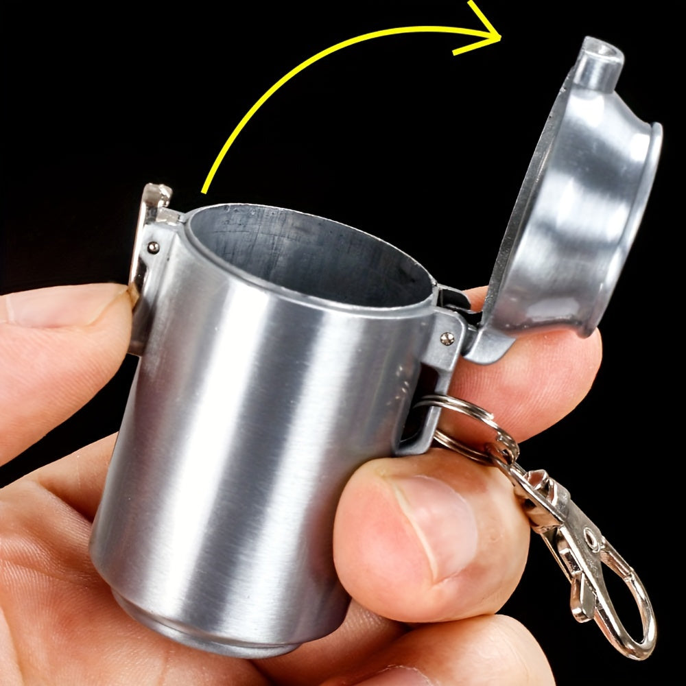 Mini Golden Ashtray Portable Irregular Shape for Cars and Home