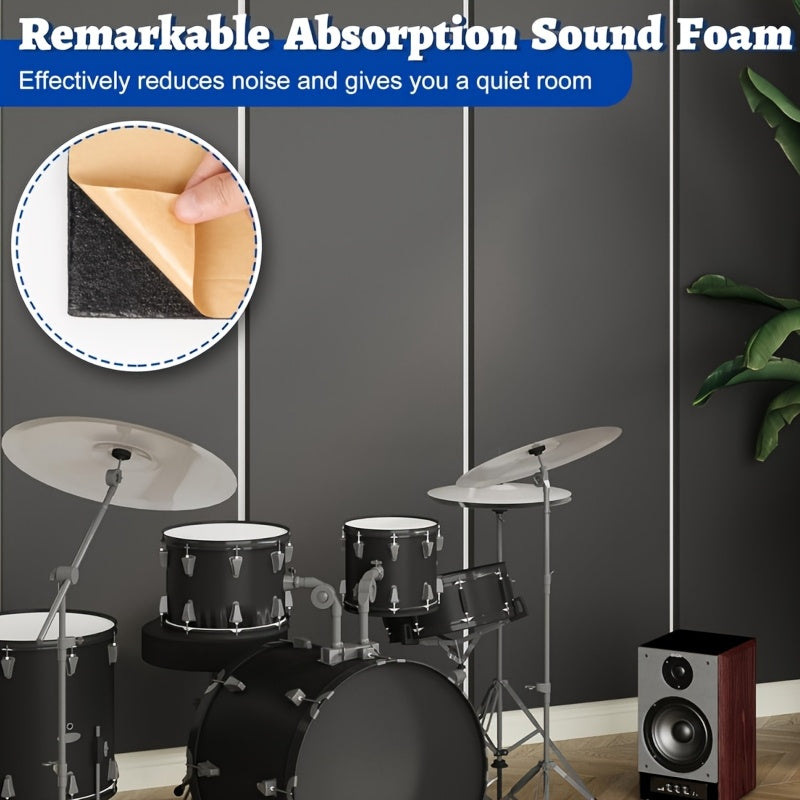 Car Engine Hood Firewall Insulation Foam Black Soundproof Heat-Resistant 5mm