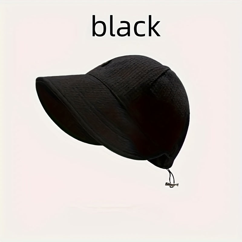 Women's Wide Brim Sun Hat UPF UV Protection Adjustable Drawstring Foldable Braid Polyester Outdoor