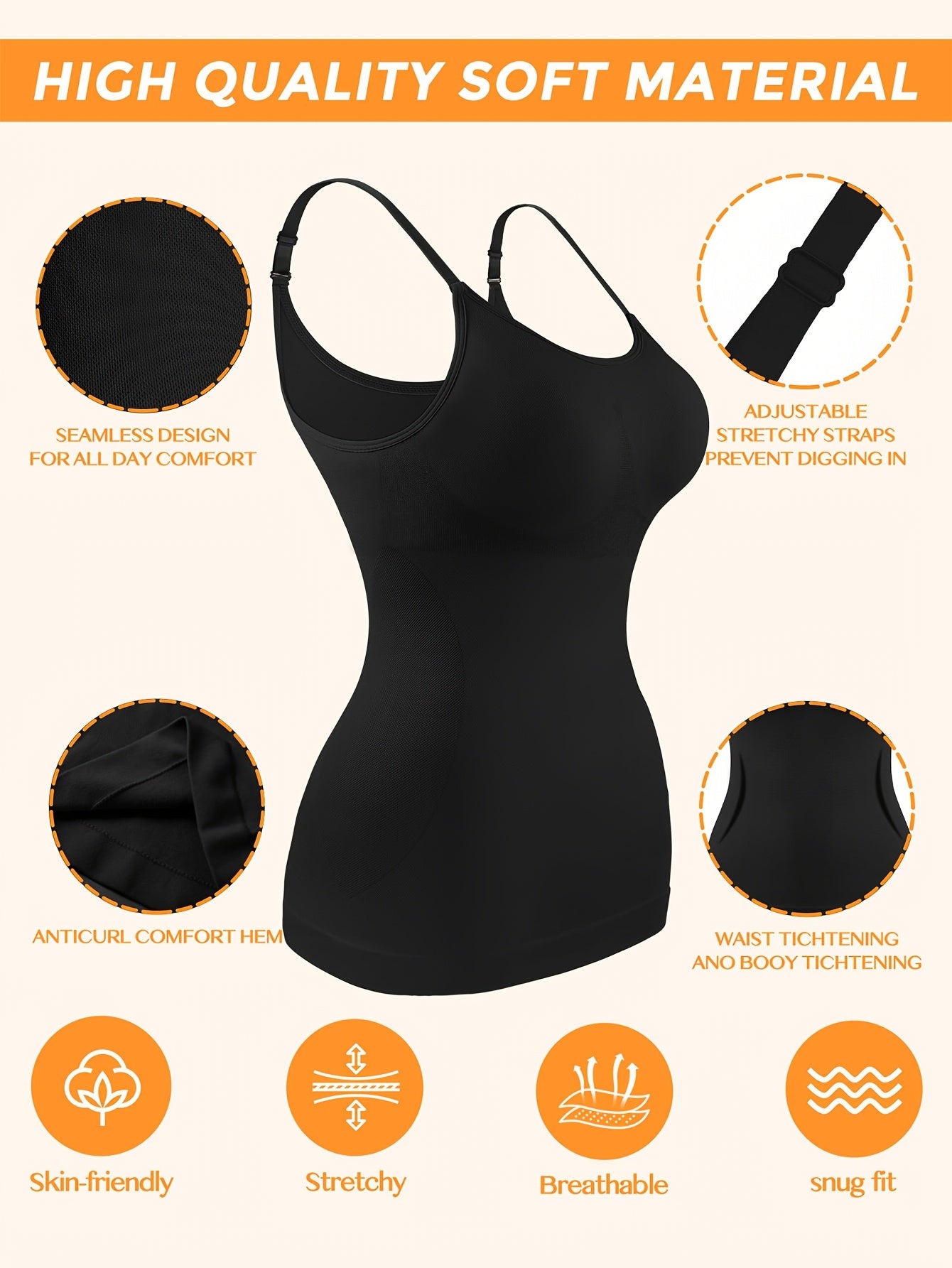 Plus-Size Women's Sportswear Tummy Control Butt-Lifting Shapewear