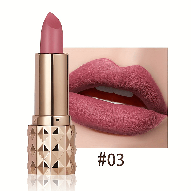 Set de labiales mate para mujer, resistente al agua, 4 colores, maquillaje de labios