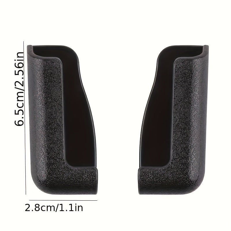 2pcs Non-Slip Car Dashboard Phone Holders Removable Adhesive Mount for Most Vehicles