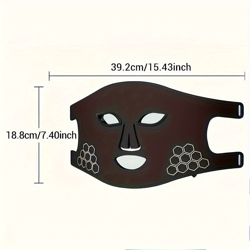 Rechargeable 1500mAh Lithium Battery Beauty Mask with Dual Power Mode