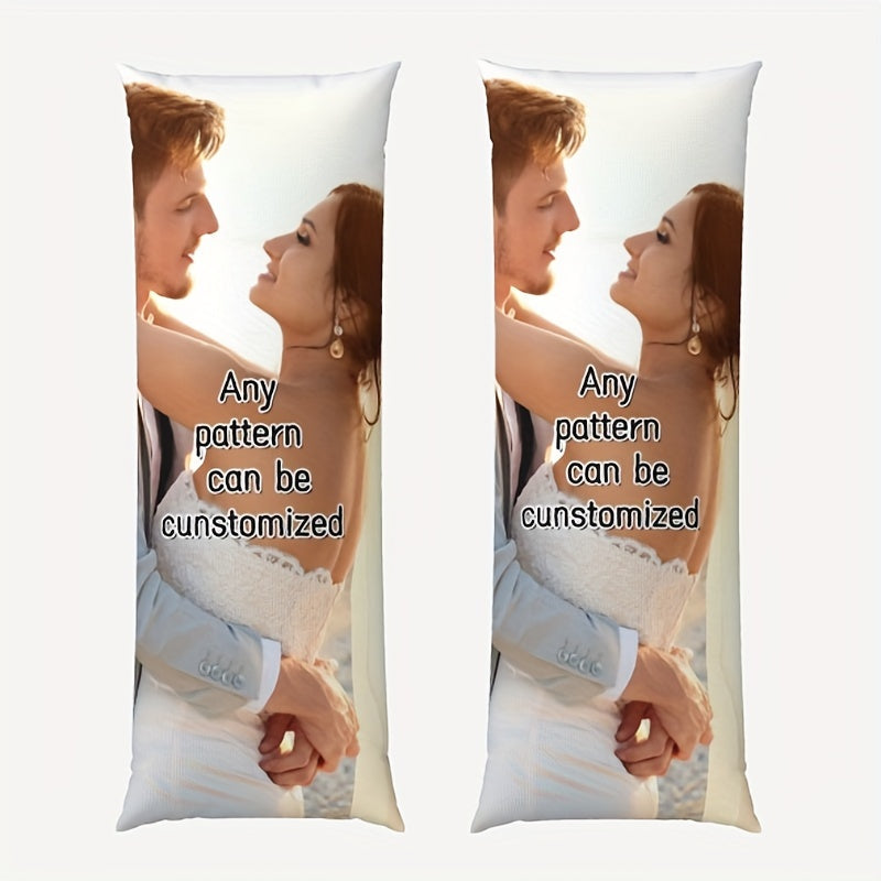 Photo Body Pillowcase Soft Cozy Double-Sided 50.8x137.16 cm Personalized Gift