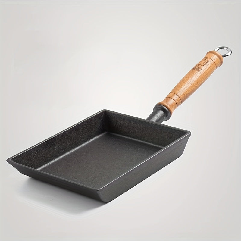 Cast Iron Frying Pan Non-Stick Japanese Style 1 Piece for Eggs Breakfast