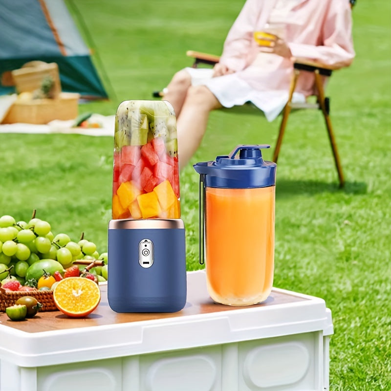 Портативный соковыжималка с 2 чашками, аккумуляторный беспроводной блендер для фруктов и напитков