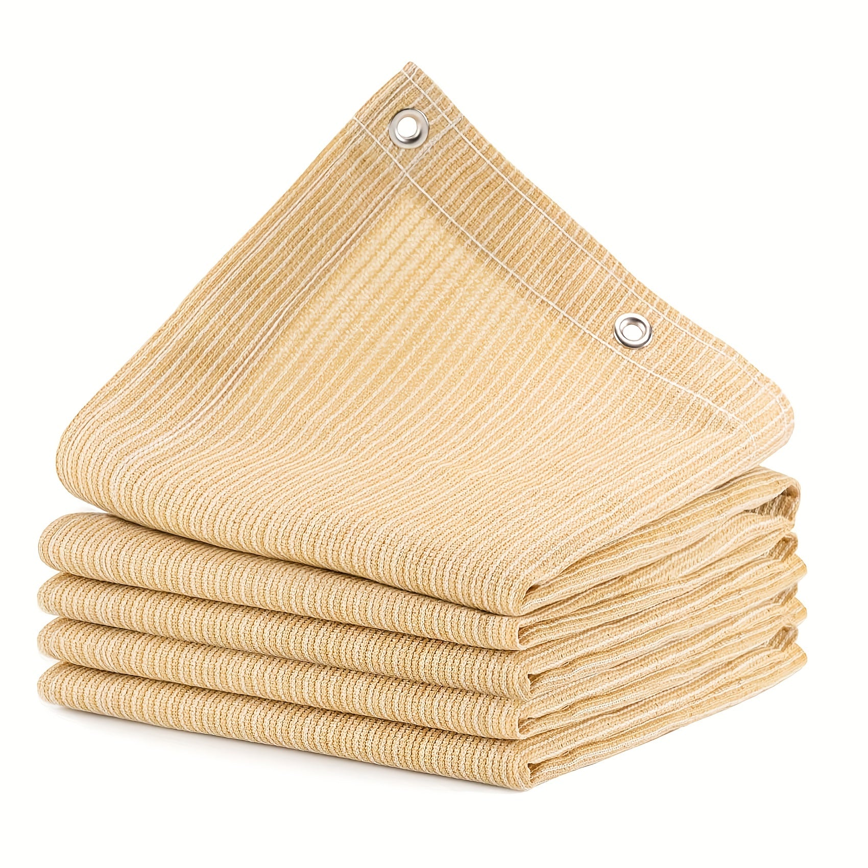 Yellow UV Protection Sun Shade Cloth for Outdoor Pergola Deck Patio Heat Resistant Reinforced Grommets